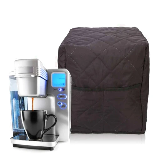 NOENNULL Coffee Maker Cover 12.6x12.2x14.2 Inches, Clip Cotton Polyester Quilted Dust Cover for Protect Your Coffee Machine or Kitchen Small Appliances, NOENNULLrk67xufgpv