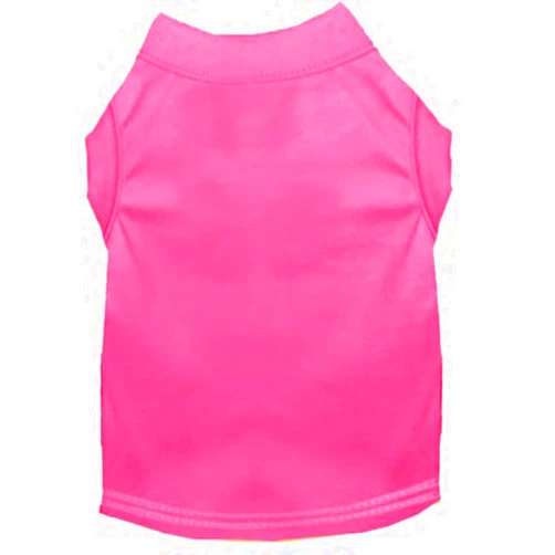 Mirage Pet Products 12-Inch Plain Shirts, Medium, Bright Pink