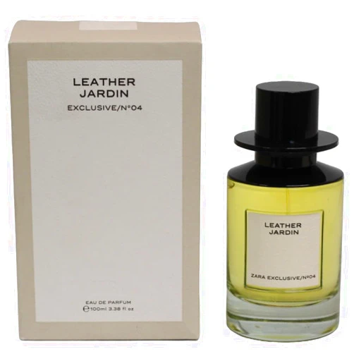 Zara Exclusive / Nº04 Leather Jardin Perfume for Women EDP Eau De Parfum 100 ML (3.4 FL. OZ)