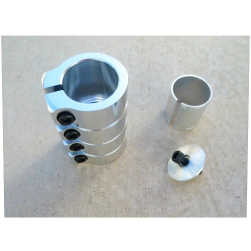 DropIn Scooters DIS SCS Scooter Clamp 4 Bolt Silver
