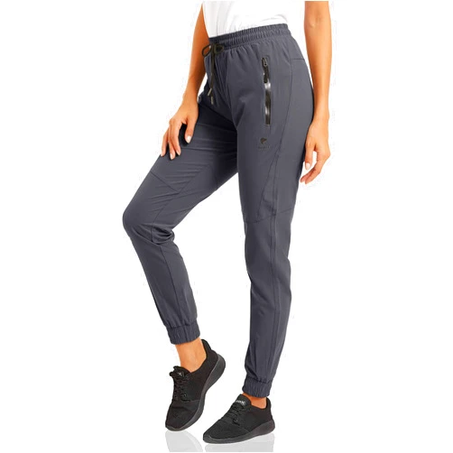 MAGCOMSEN Women's Hiking Cargo Joggers Quick Dry Lightweight Water Resistant Running Athletic Pants with 2 Pockets