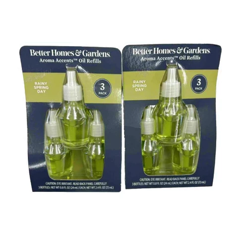 Better Homes & Garden Rainy Spring Day Aroma Accents 6 Pack, 1 Count (Pack of 1), Green