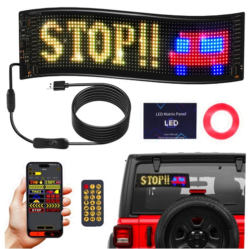 Eachbid Programmable Scrolling LED Sign, 14.7