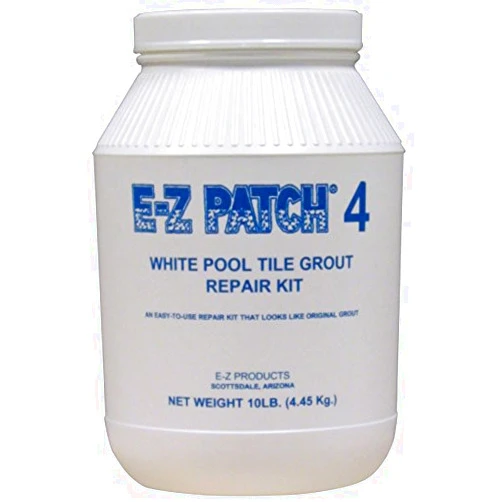 HLXFF3 E-Z Patch 4 White Pool Tile Grout Repair 10 lb.