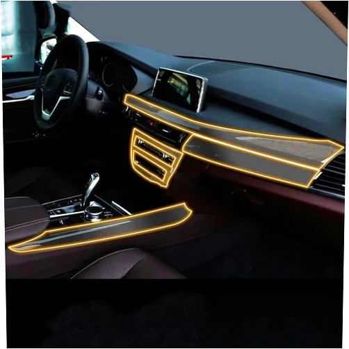 YRTJINYQ Car Interior Center Console Transparent TPU Protective Film Anti-Scratch Repair Film，for BMW X5/X6 08-19 E70 F15 E71 F16