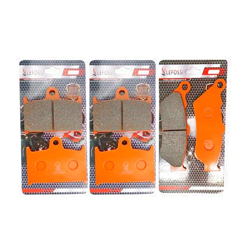 LE LEFOSSI Front and Rear Carbon Fiber Brake Pads Brakes compatible with/for Rocket III Classic Roadster Touring Thunderbird Commander Storm Night Storm 1699cc Replacement Kits FA236FF FA209R