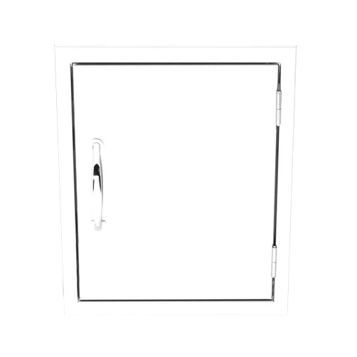 Summerset Professional Grills 16x18 North American Stainless Steel Vertical Access Door (Reversible-Swing) - SSDV-16