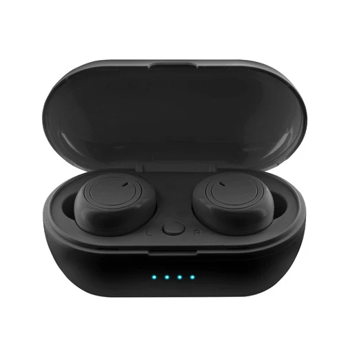 SENTRY Ultra-Light Bluetooth Earbuds with LED Display & Bass Acoustic - Perfect for Running, Workouts, Black