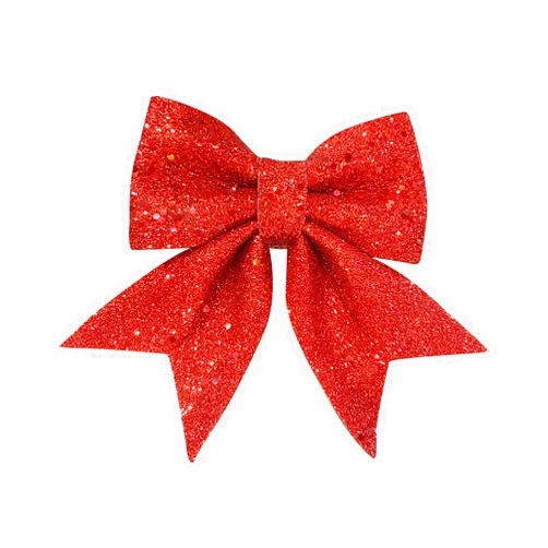 Darzheoy Christmas Tree Bows, Christmas Tree Topper, Hanging Pendant Christmas wtree Ornament, Handmade Decorative Bow for Christmas Tree Wreath Crafts DIY Decoration