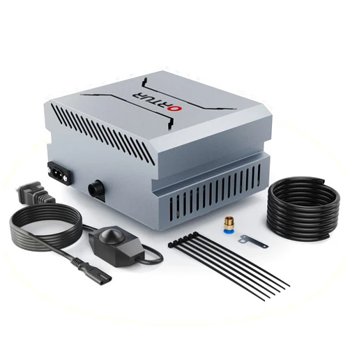 ORTUR Air Assist for Laser Cutter, Powerful 0-50L/min Air Assist Pump for ORTUR Laser Master 3 and Laser Master 2 Pro LF, Laser Module Protection, Fast and Deep Cutting