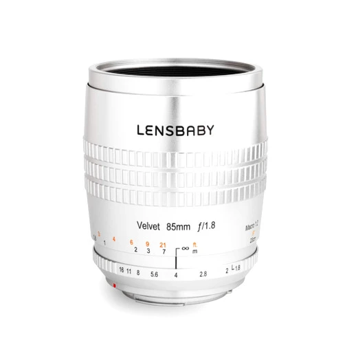 Lensbaby Velvet 85 for Nikon F (Silver)