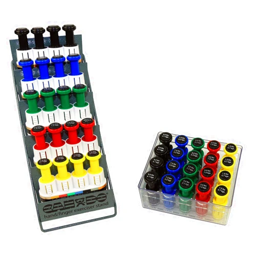 CanDo 10-3846 Digi-Flex Multi Large Clinic Pack, Standard, 5 Pre-Built Multis Plus 20 Button Set with Rack