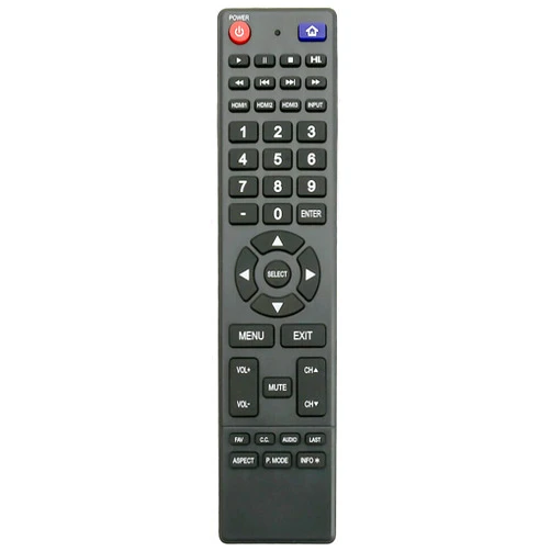 WINFLIKE 850125633 Replace Remote Control fit for HITACHI LED LCD TV LE24C109 LE39A309 LE32A509 LE40A509 LE49A509 LU43V809 LE32E6R9 LE43A6R9 LE43A509 LE43A509A LE49A6R9 LE50A6R9 LE50A6R9A LU55V809 LE55A6R9