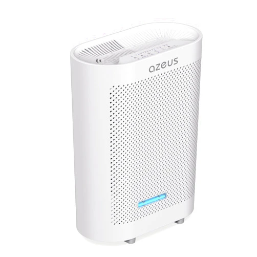 AZEUS True HEPA Air Purifier GL-FS32 | 4-Stage Filtration System, Ultra-Quiet Operation, and Air Quality Sensor | Ideal for Large Rooms, Bedrooms, and Offices (White)