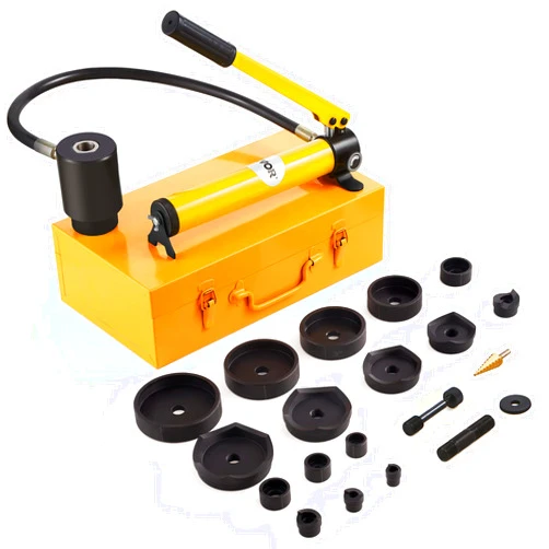 VEVOR 15 Ton Hydraulic Knockout Punch Kit, 1/2