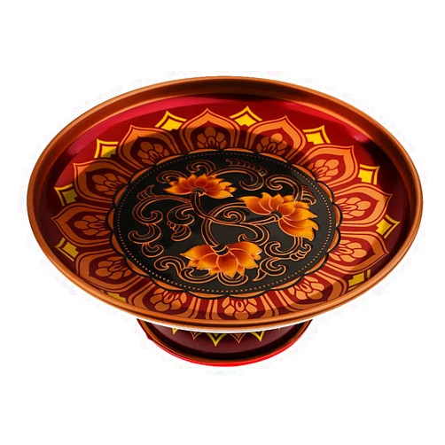B Baosity Buddhist, Decorative Bowl, Fruit Bowl, Fruit Plate, Plate, 6 Inch
