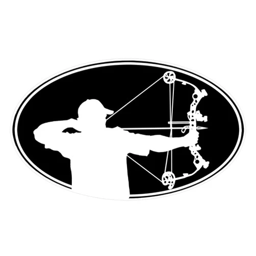 EMC Graphics Bow Hunter Sticker Decal Vinyl Bumper Sticker Decal Waterproof 5