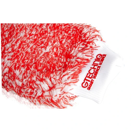 Gtechniq WM2 Microfibre Wash Mitt - Ultra Low Friction Washcloth, Soft Glide Minimises Swirl Marks - Holds Maximum Volume Of Soap Suds, 100% Split Varied Length Polyester Strands For A Quick Easy Wash