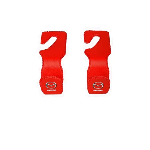 YHMZYF 2 Pcs Car Storage Hooks for Volvo XC40 XC60 XC90 V40 V60 V90 S40 S60 Rear Seat Car Hook Headrest Hanger Multifunctional Organizer Hooks,Red