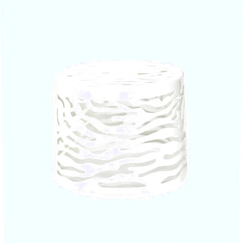Onuda Ohnuda Multipurpose Decorative Recessed Ceiling Light Shades, Pot Lights/Recessed Lights Shade Or Decorative Candle Holder (Zebra-White - Set of 2)