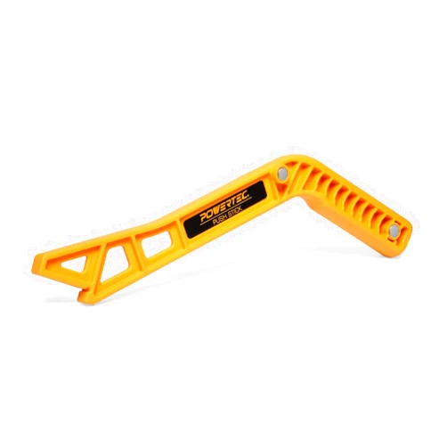 POWERTEC Deluxe Magnetic Push Stick Fits Table Saws, Router Tables, Band Saws & Jointers, Dual Ergonomic Handles w/Max Grip, Wood Pusher Reduces Kickback & Increases Safety. 1PK (71337)