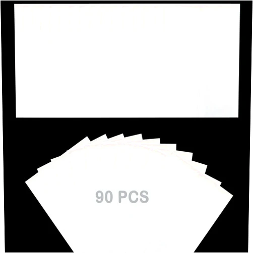 Beyoslf 90 Pack Pre-Folded Vellum Jackets for 5x7 Invitations, Vellum Paper 5x7 Jackets Transparent Vellum Wraps Envelope for Wedding Birthday Invitations Baby Shower Greeting Cards.