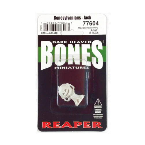 REAPER Miniatures 77604 Bonesylvanians Jack, Bones Miniature