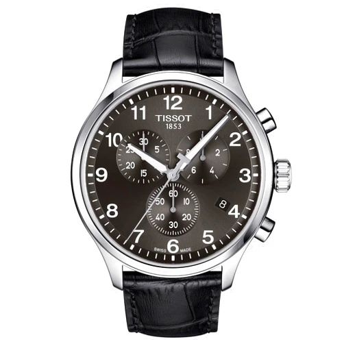 Tissot mens Tissot Chrono XL Stainless Steel Casual Watch Black T1166171605700