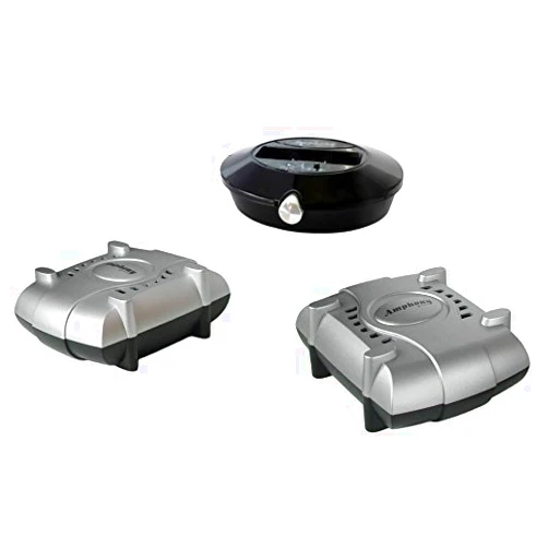 Amphony Wireless Speaker Kit with two Wireless Amplifiers (New Model), Makes Surround Speakers Wireless, 2x80 Watts, 300ft range, Connect to any Audio Source, Better-than Bluetooth Digital Wireless