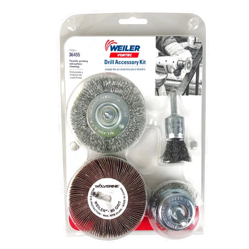 Weiler 36455 Die Grinder/Drill Accessory Kit, 4 Piece