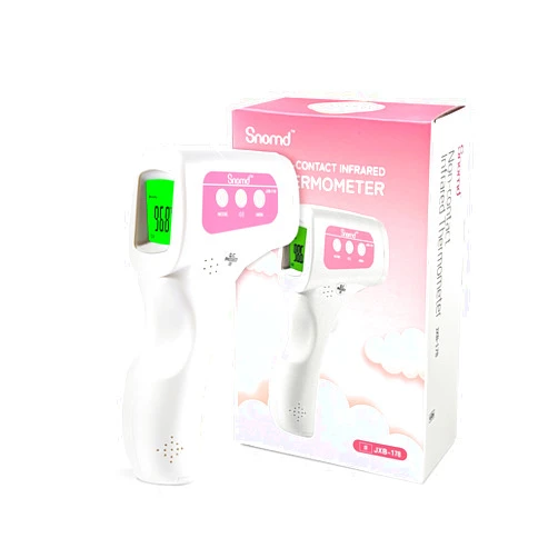 Berrcom Snomd Non Contact Infrared Forehead Thermometer for Adults and Kids No-Touch Digital Thermometer 3 in 1 for Fever Thermometer Temperature Gun for Baby