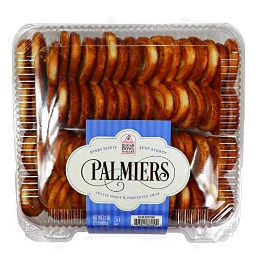 KD Chocolates Sugar Bowl Bakery Palmiers, 32 Oz (2lb) 907g. Every Bite Is Just Right.
