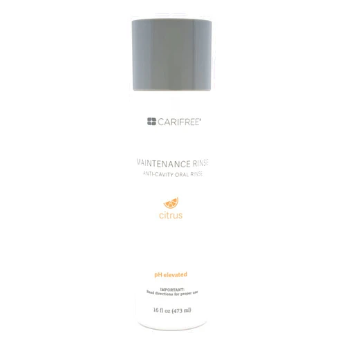 CariFree Maintenance Rinse, Citrus Flavored, Anti-Cavity Fluoride Mouthwash, Dentist Recommended, Prevents Oral Decay, Freshens Breath, Alcohol-Free, Neutralizes pH (Previously CTx3)