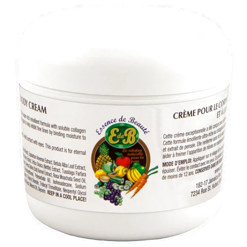 E de B Essence de Beaute Collagen + Vitamin E Face & Body Cream, 4oz