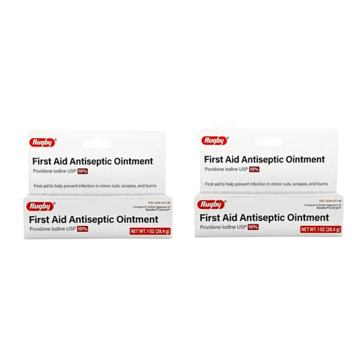 Canero Povidone Iodine 10% Generic for Betadine Ointment 1 oz. Tube Pack of 2 Tubes Total 2 oz.