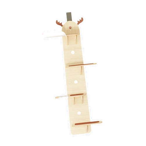 Leefasy 4 Level Door Hanging Cat Climber Mounted Vertical Cat Tree Wood 59