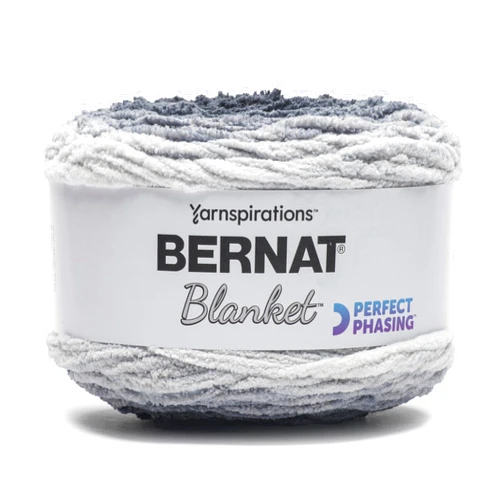 Spinrite Bernat Blanket Perfect Phasing Yarn-Deep Black