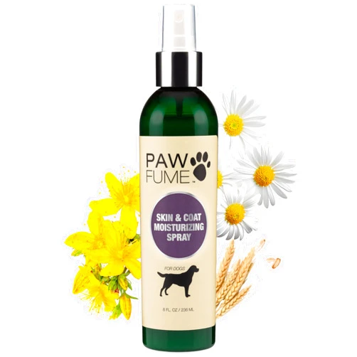 Paw Fume Pawfume Skin & Coat Moisturizing Spray Dog Lotion for Dry Skin – Dog Conditioner Spray for Dog Skin – Dog Leave in Conditioner Spray for Dog Dry Skin & Dog Itch Relief - Conditioner for Dogs Itch