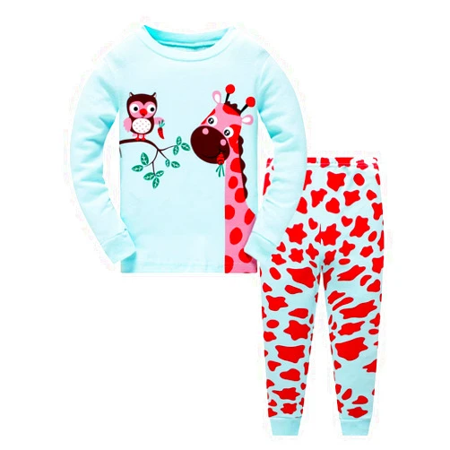 Popshion Toddler Girl Pajamas Sets Girls Halloween Pajamas Long Sleeve Cotton PJs Two Piece Kids Sleepwear