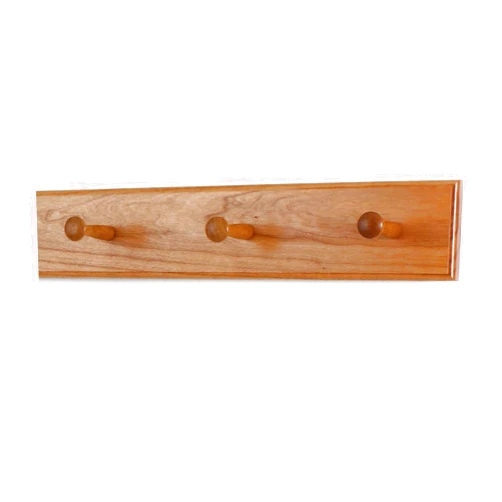 PegandRail Solid Cherry Shaker Peg Racks (Cherry, 18