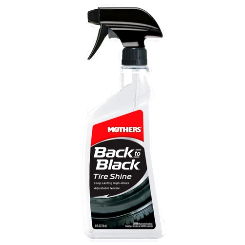 Mothers 06924 Back-to-Black Tire Shine, 24 fl. oz.