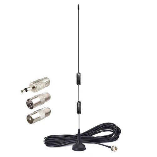 Bingfu FM Antenna Magnetic Base FM Radio Antenna for Pioneer Onkyo Yamaha Marantz Sherwood Indoor Digital HD Radio FM Radio Bluetooth Home Stereo Receiver AV Audio video Home Theater Receiver Tuner
