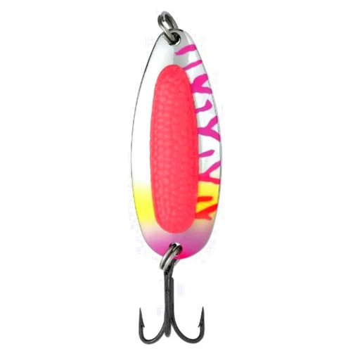 Blue Fox 1/2-Ounce Rattlin' Pixee Spoon, Fluorescent Pink UV