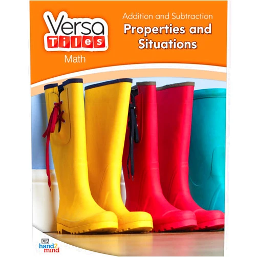 Versa Tiles hand2mind VersaTiles Math Books Grade 1 (Addition and Subtraction: Properties and Situations)