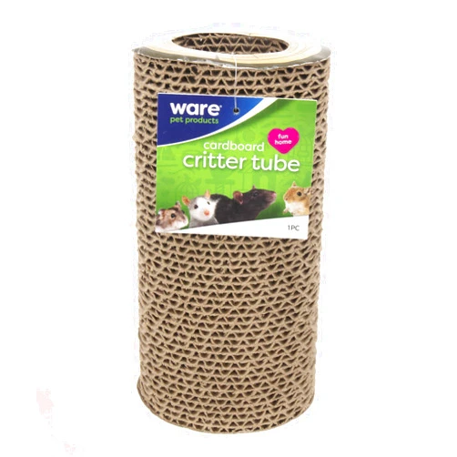 Ware Pet Products Cardboard Critter Tube, 7.5 Inch, for Small Pets