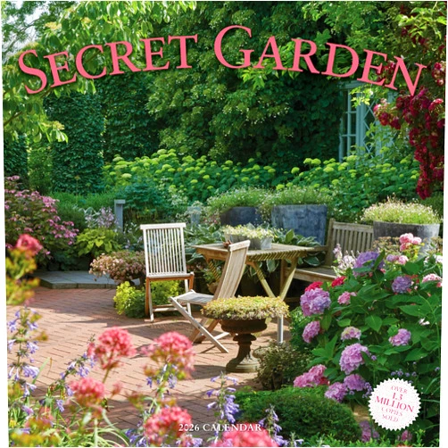 By Workman Calendars (Author) Secret Garden Wall Calendar 2026