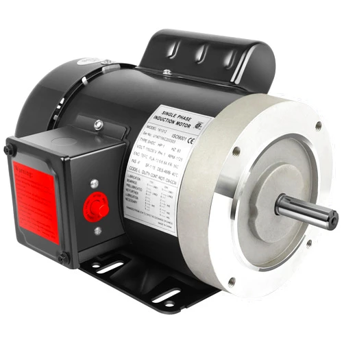 Cuilvu 1 HP Electric Motor, 1750RPM General Purpose Motor, Single Phase Motor 56C Frame 13.6/6.8A 115/230V TEFC CW/CCW for Air Compressor and General Equipment