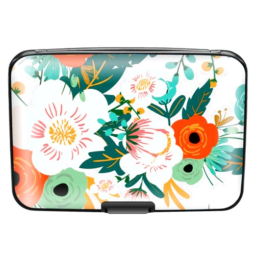 sundee Credit Card Holder with 8 Slots Mini Aluminum Wallet RFID Blocking Slim Metal Hard Case - 03II