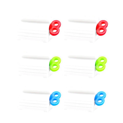 MoHern Toothpaste Squeezer, 6 Pcs Toothpaste Tube Squeezers, Multi-Purpose Toothpaste Dispenser, Rolling Toothpaste Holder Stand by MoHern