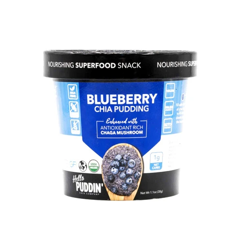 Hello Puddin' Chia Company Hello Puddin’ Blueberry Chia Seed Pudding Cup1 | 1 Pack